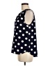 Pixley Polka Dots Blue Sleeveless Blouse Size M - photo 5