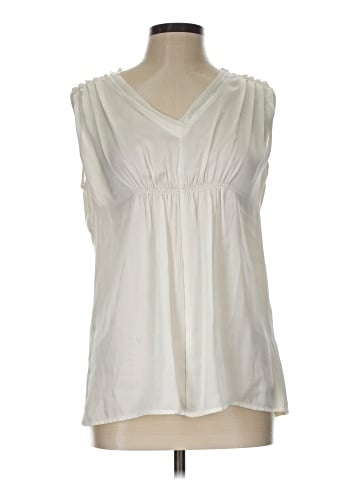 August Silk Sleeveless Blouse (view 1)