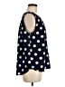 Pixley Polka Dots Blue Sleeveless Blouse Size M - photo 4
