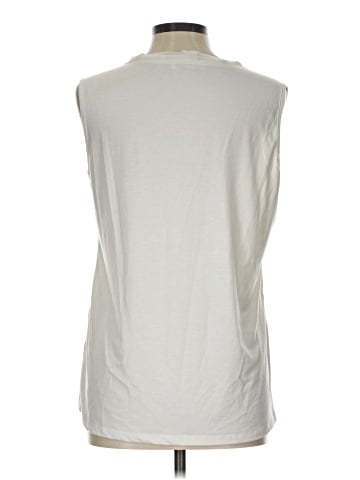 August Silk Sleeveless Blouse (view 2)