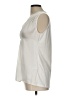 August Silk Ivory Sleeveless Blouse Size L - photo 5