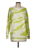 Assorted Brands Animal Print Green Pullover Sweater Size S - photo 1