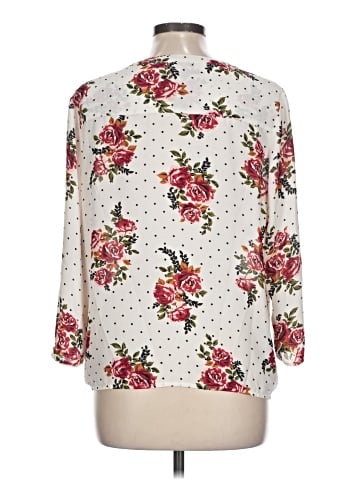 Black Rainn 3/4 Sleeve Blouse (view 2)