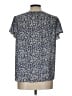 MNG Blue Short Sleeve Blouse Size L - photo 2