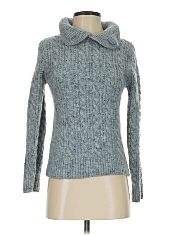 Papaya Turtleneck Sweater (view 1)