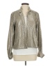 Saltwater LUXE 100% Polyester Metallic Silver Jacket Size M - photo 1