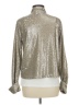 Saltwater LUXE 100% Polyester Metallic Silver Jacket Size M - photo 2