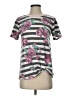Moa Moa Floral Gray Short Sleeve T-Shirt Size S - photo 1
