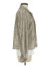 Saltwater LUXE 100% Polyester Metallic Silver Jacket Size M - photo 4