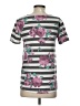 Moa Moa Floral Gray Short Sleeve T-Shirt Size S - photo 2
