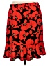ELOQUII 100% Polyester Floral Red Casual Skirt Size 22 Plus - photo 2