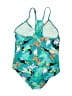 Speedo Tropical Teal One Piece Swimsuit Size M (kids) - photo 2