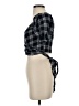 Blue Life 100% Cotton Black Short Sleeve Blouse Size XS - photo 5