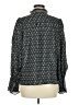 Max Studio 100% Polyester Tweed Black Long Sleeve Blouse Size M - photo 2