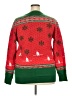 ELF 100% Polyester Green Cardigan Size XXL - photo 2