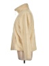 Torrid 100% Polyester Solid Ivory Faux Fur Jacket Size Lg Plus (0) - photo 5