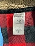 Carter's 100% Polyester Plaid Red Zip Up Hoodie 9-12 MO / 12 MO - photo 3