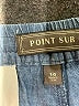 Point Sur 100% Cotton Blue Casual Pants Size 10 - photo 7