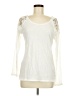 Seven7 Ivory Long Sleeve T-Shirt Size M - photo 1