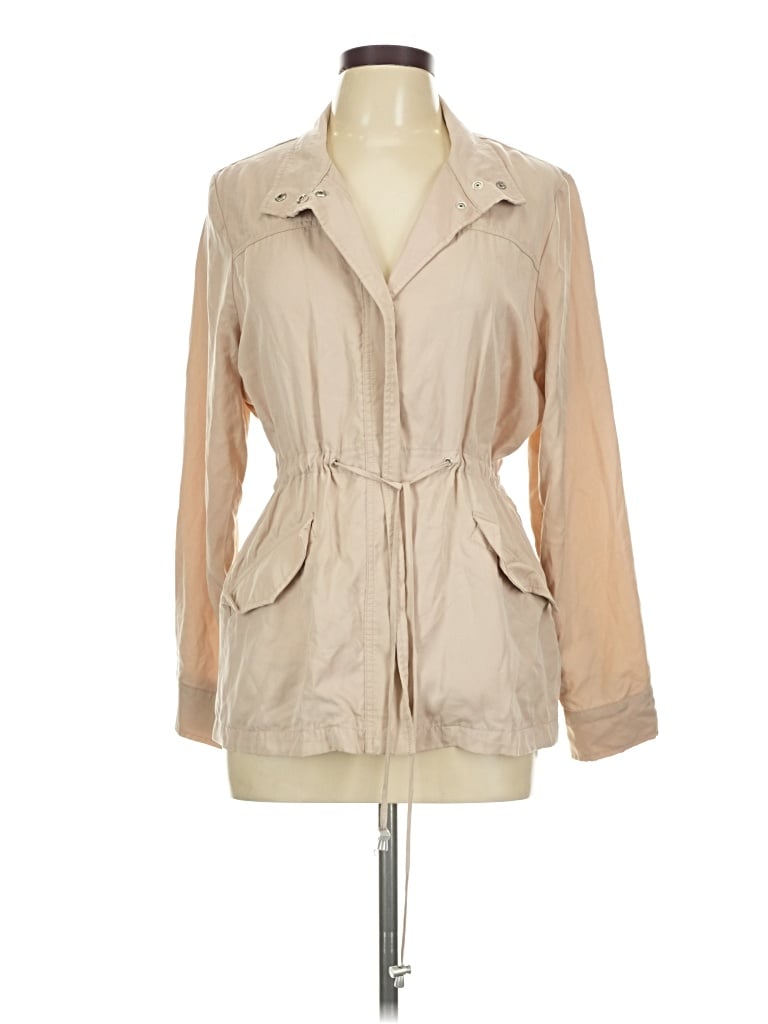 Pre-owned Banana Republic Factory Store Jacket In Tan