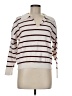 Fashion Stripes White Pullover Sweater Size M - photo 1