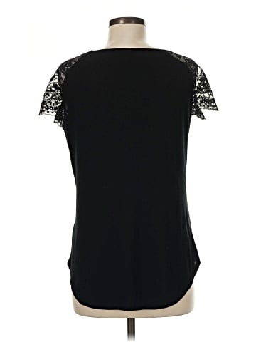 Ecru Faux Leather Top (view 2)