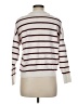 Fashion Stripes White Pullover Sweater Size M - photo 2
