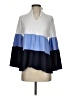 Duffield Lane Color Block Blue 3/4 Sleeve Blouse Size XS - photo 1