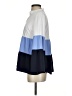 Duffield Lane Color Block Blue 3/4 Sleeve Blouse Size XS - photo 5
