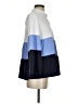 Duffield Lane Color Block Blue 3/4 Sleeve Blouse Size XS - photo 4