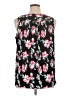 Apt. 9 100% Polyester Black Sleeveless Blouse Size XL - photo 2