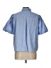 Assorted Brands Hearts Blue Short Sleeve Blouse Size L - photo 2