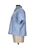 Assorted Brands Hearts Blue Short Sleeve Blouse Size L - photo 5