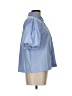 Assorted Brands Hearts Blue Short Sleeve Blouse Size L - photo 4