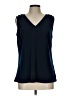 Ellen Tracy Blue Sleeveless Top Size L - photo 1