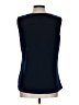 Ellen Tracy Blue Sleeveless Top Size L - photo 2