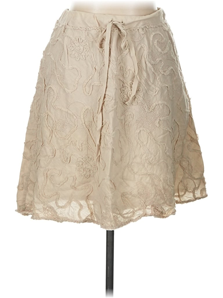 Pre-owned Max Studio Formal Skirt In Ivory