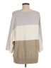 Lafayette 148 New York Color Block Tan Pullover Sweater Size M - photo 2