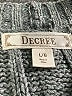 Decree 100% Acrylic Gray Sweater Vest Size L - photo 7