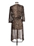 Ember 100% Polyester Animal Print Brown Casual Dress Size L - photo 2