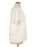 Vince. Solid Ivory Short Sleeve Turtleneck Size XL - photo 4