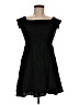 Express 100% Rayon Solid Black Casual Dress Size M - photo 1