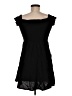Express 100% Rayon Solid Black Casual Dress Size M - photo 2