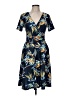 Unbranded Tropical Blue Casual Dress Size M - photo 1