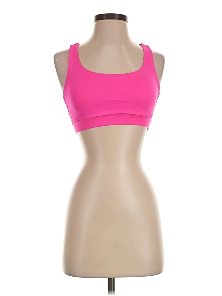 Pre-owned Lululemon Athletica Sports Bra In Pink