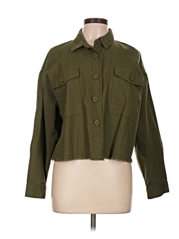 Miss Selfie 3/4 Sleeve Button-Down Shirt (view 1)