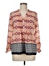 HD in Paris 100% Polyester Orange Long Sleeve Blouse Size 6 - photo 1