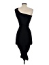 Nicholas Solid Black Cocktail Dress Size 2 - photo 2
