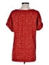 Que Zhu Stars Red Short Sleeve Blouse Size M - photo 2