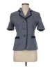 Kasper A.S.L. 100% Rayon Gray Short Sleeve Top Size 8 Petite - photo 1